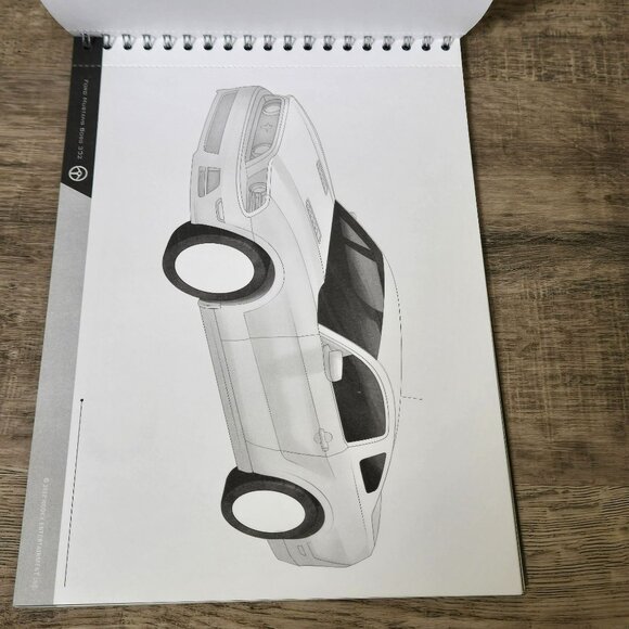 Design Masters Ford Mustang Boss 302 Car Designer Sketchbook Stencils Stickers - Picture 7 of 8